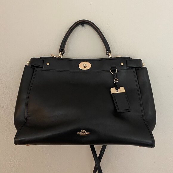 Vintage Coach Gramercy Satchel in Black - Picture 1 of 10
